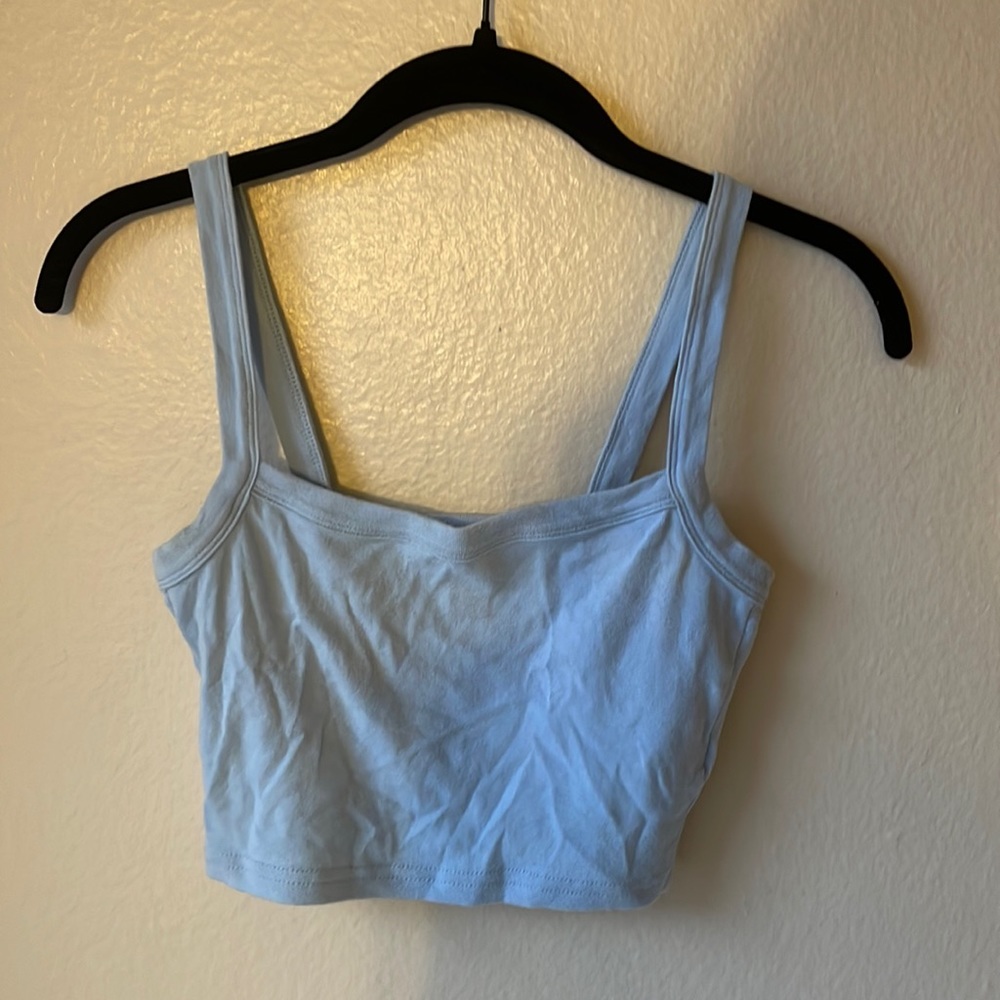 Blue tank top
